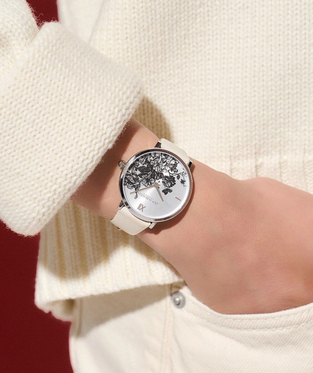 Olivia Burton Floral Blooms Ultra Slim Women's Watch - Image 5