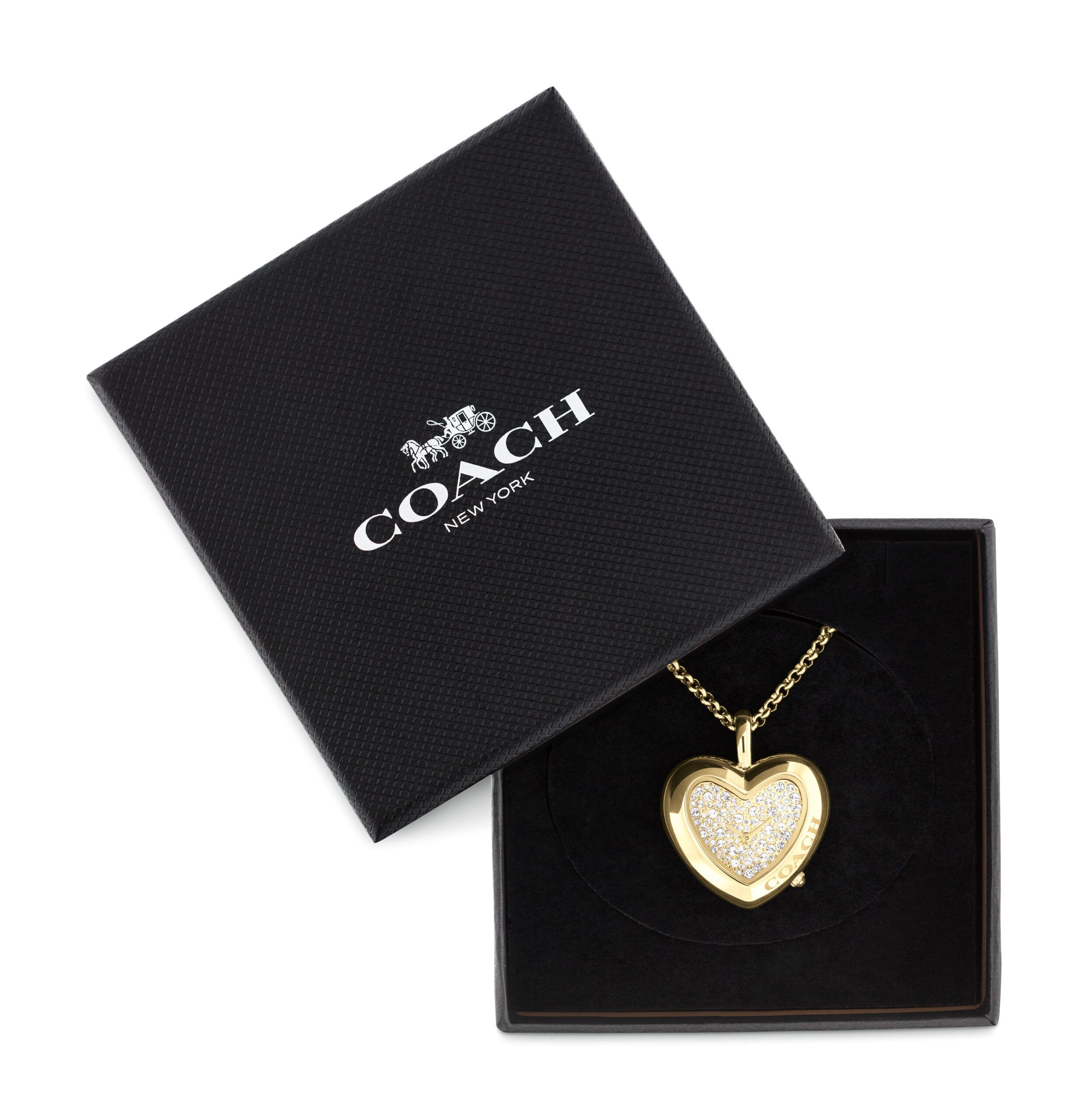 Coach Heart Women's Watch Necklace - Image 2