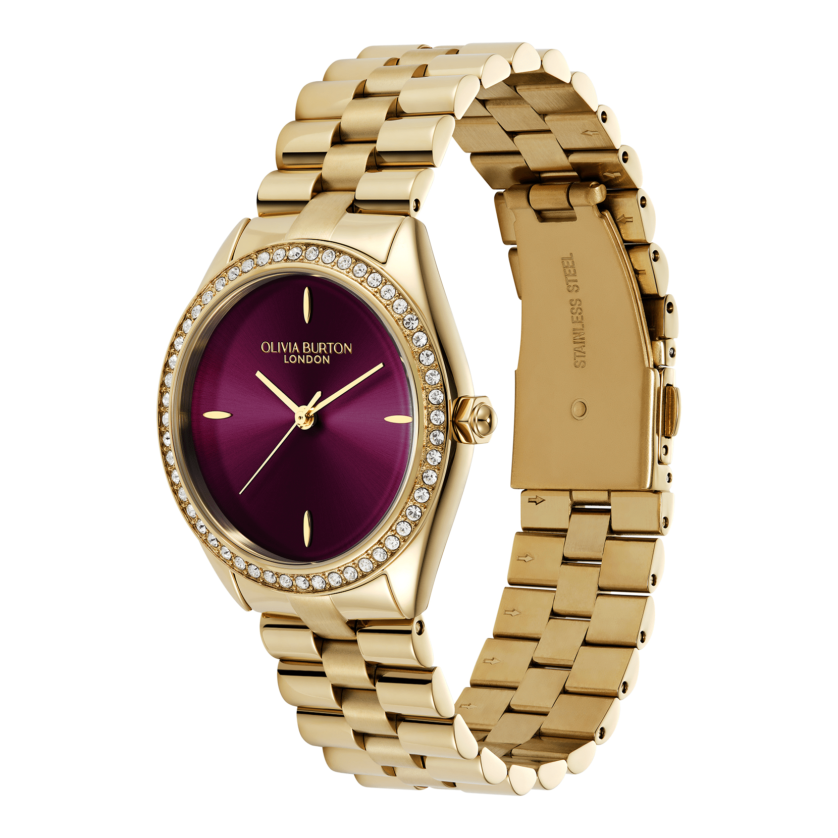 Olivia Burton Sports Luxe Bejewelled Women's Watch - Image 2