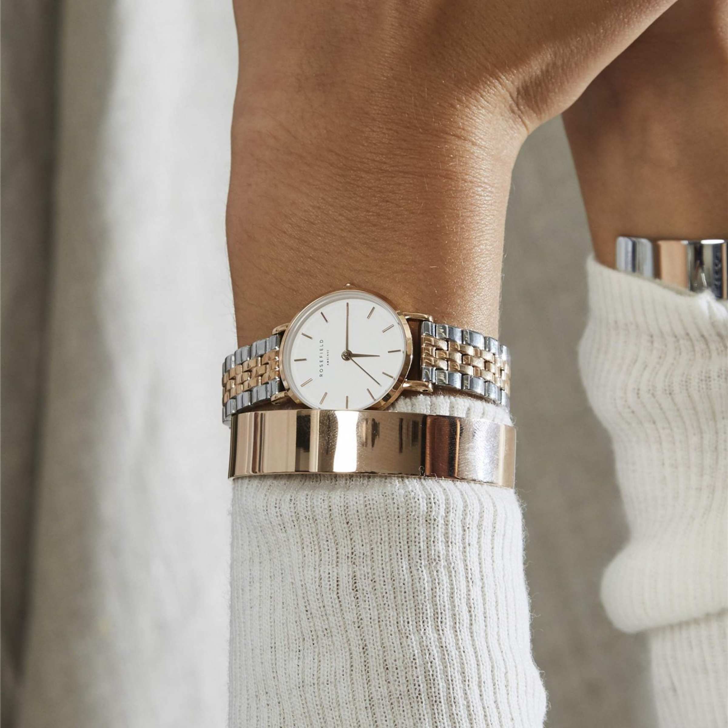 The Small Edit White Steel Silver Rosegold Duo - Image 3