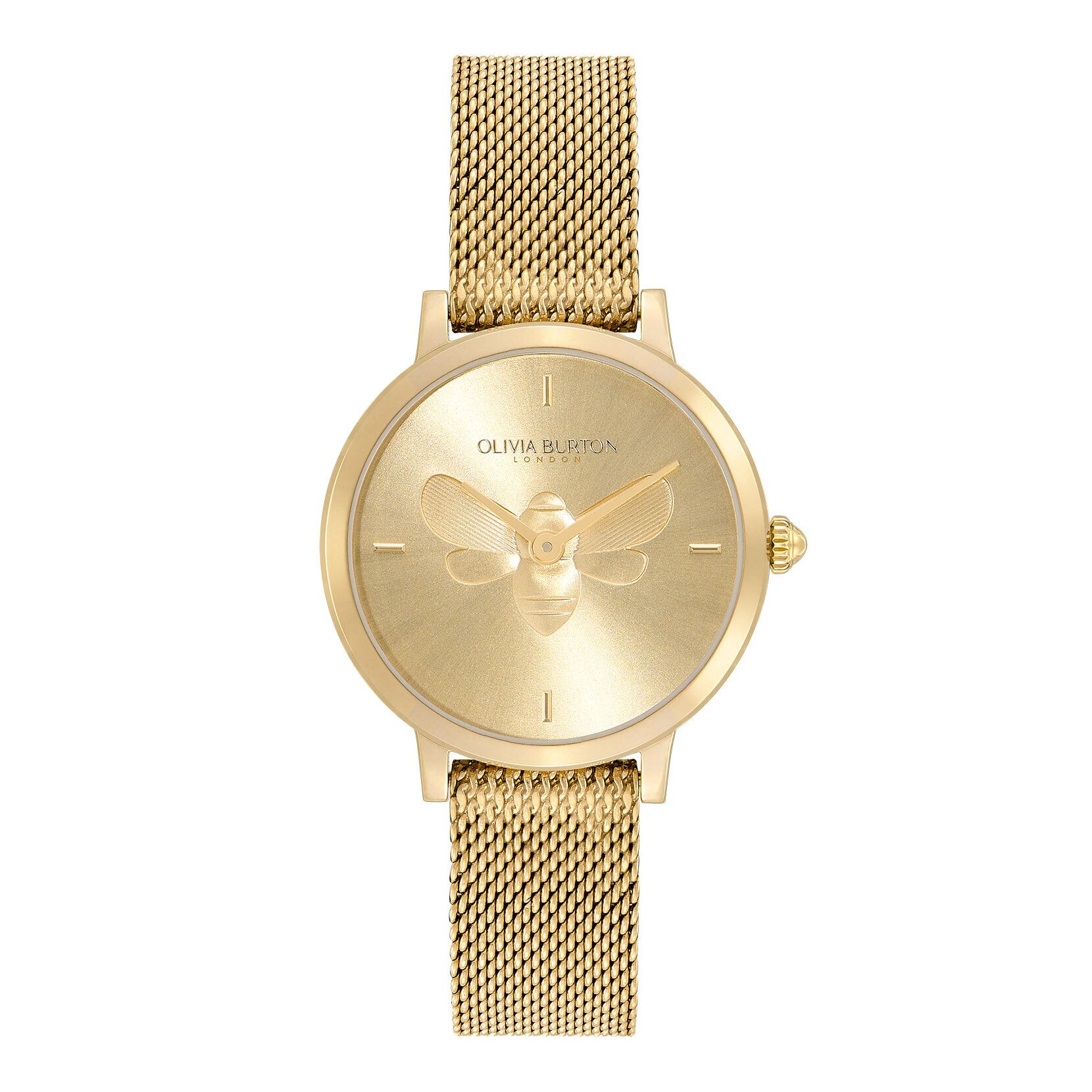 Olivia Burton Bee Ultra Slim Mesh Women's Watch