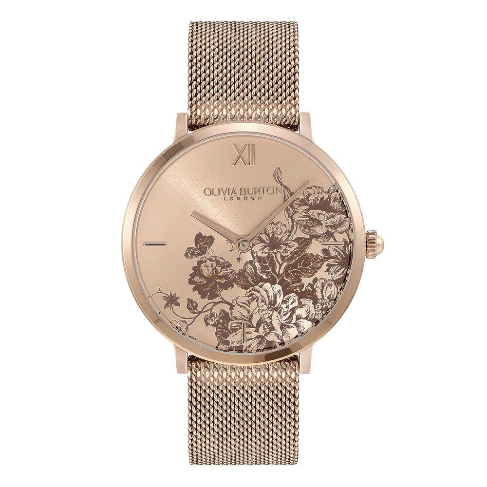Olivia Burton Floral Blooms Ultra Slim Women's Watch