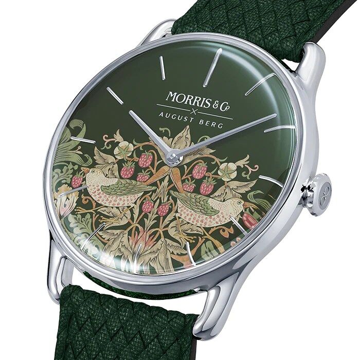 August Berg x Morris & Co. Fennel Strawberry Thief - Image 2