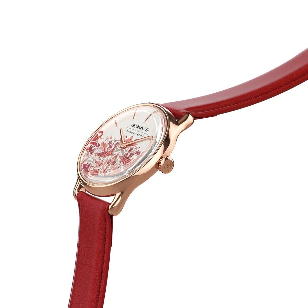 August Berg x Morris & Co. Simply Strawberry Thief - Image 3