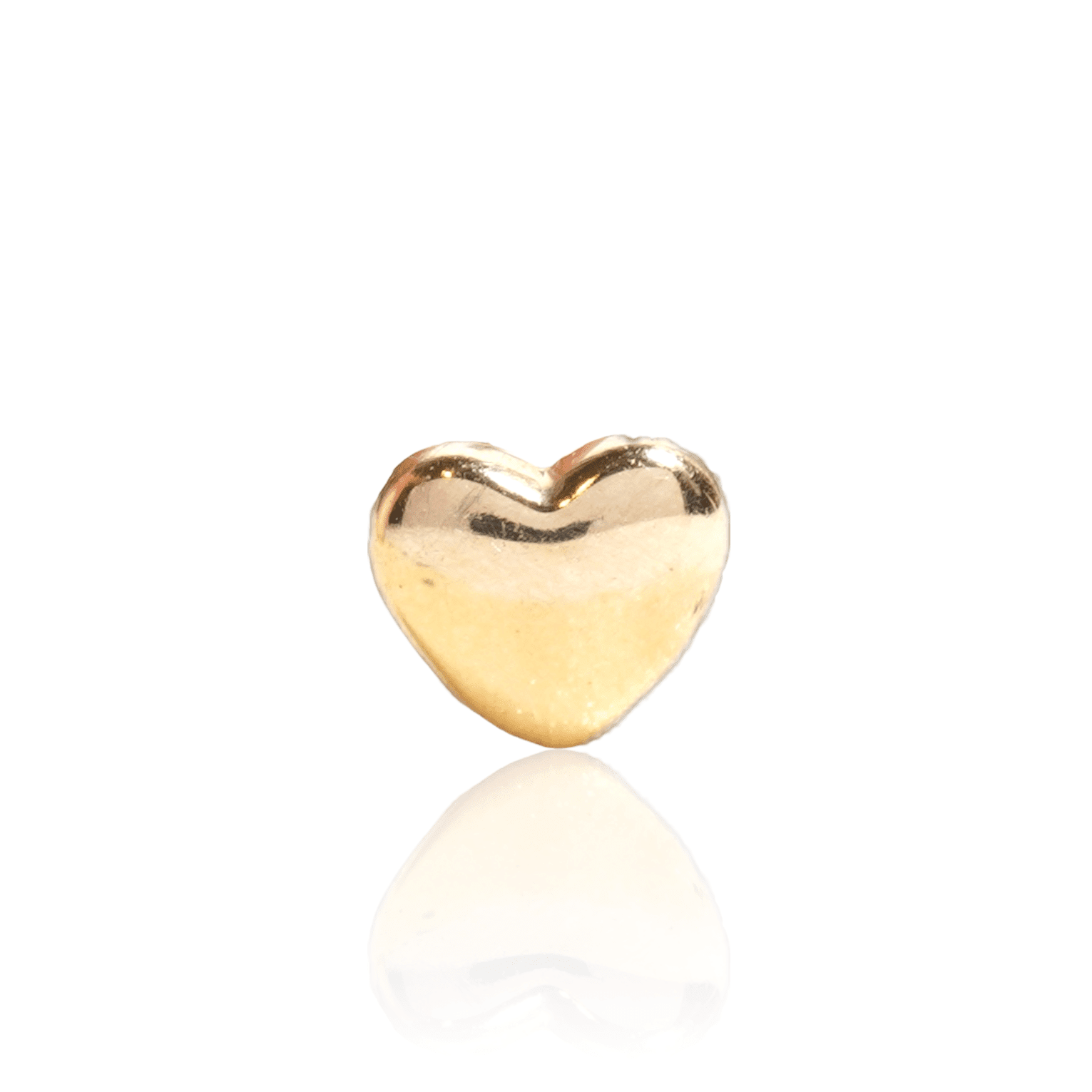 14K Yellow Gold Screw Back Earring