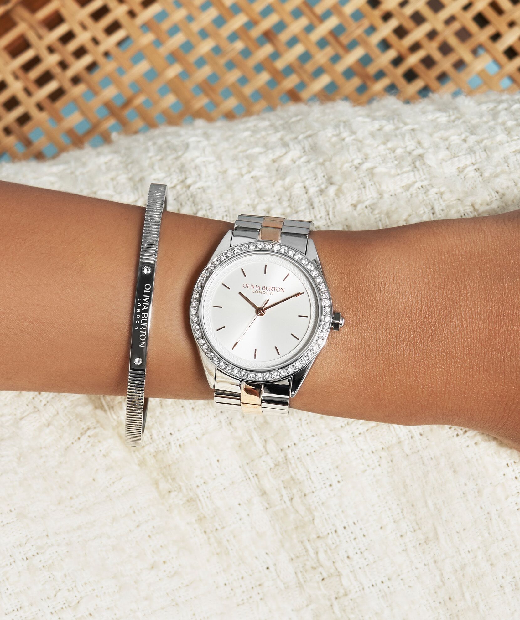 Olivia Burton Sports Luxe Bejewelled Women's Watch - Image 2