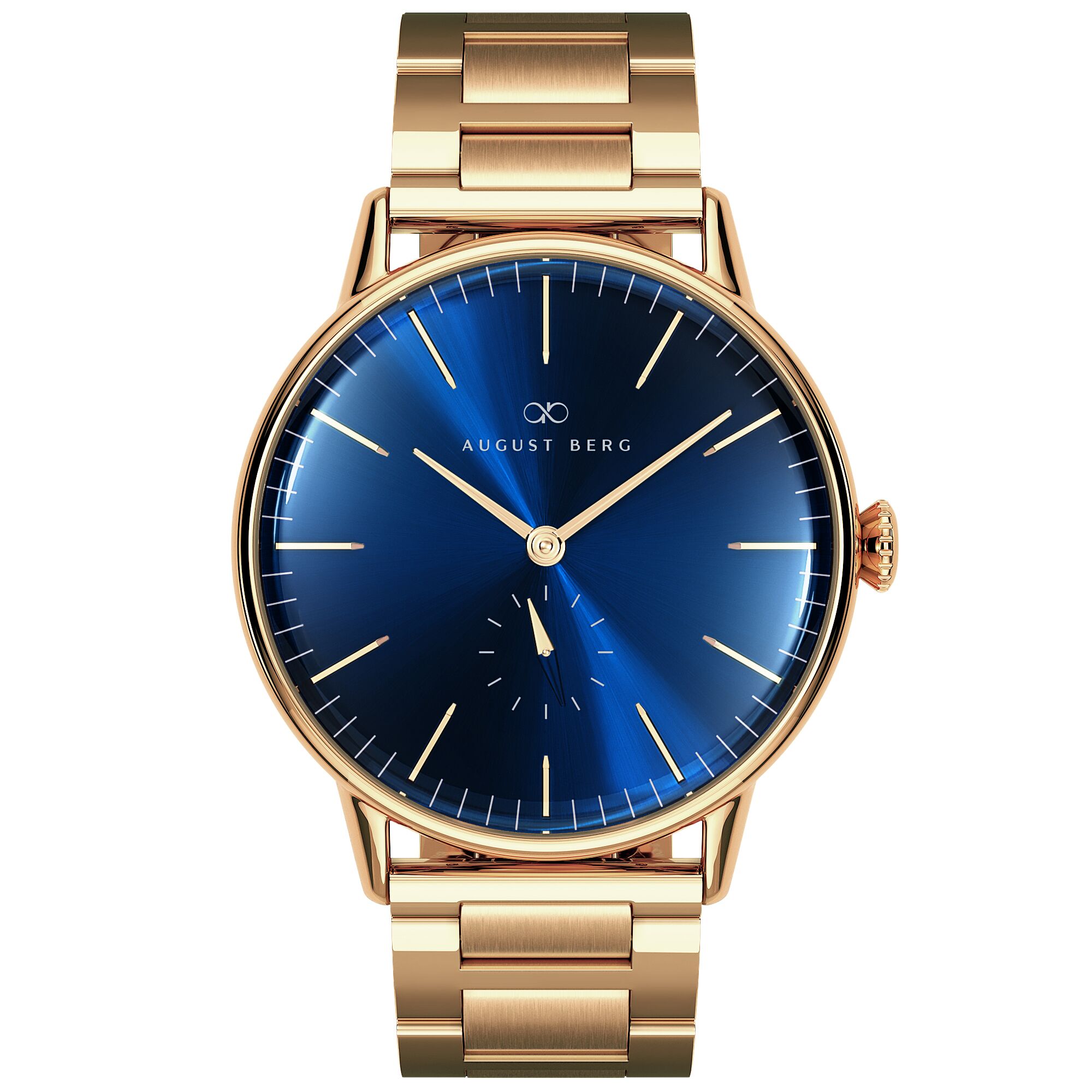 August Berg Serenity Link Deep Blue Gold