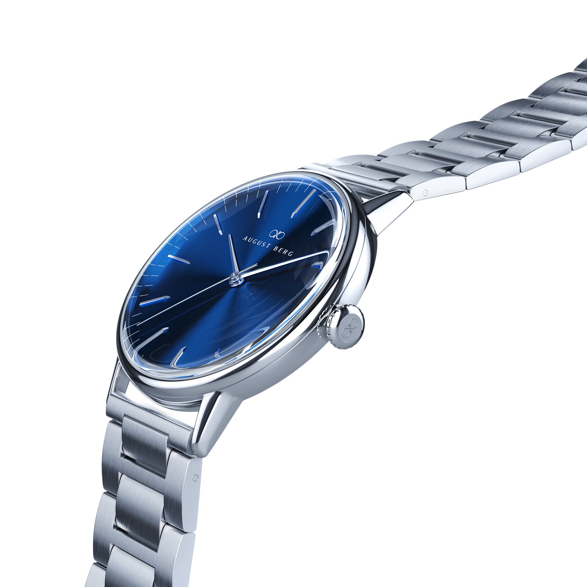 August Berg Serenity Link Deep Blue Silver - Image 3