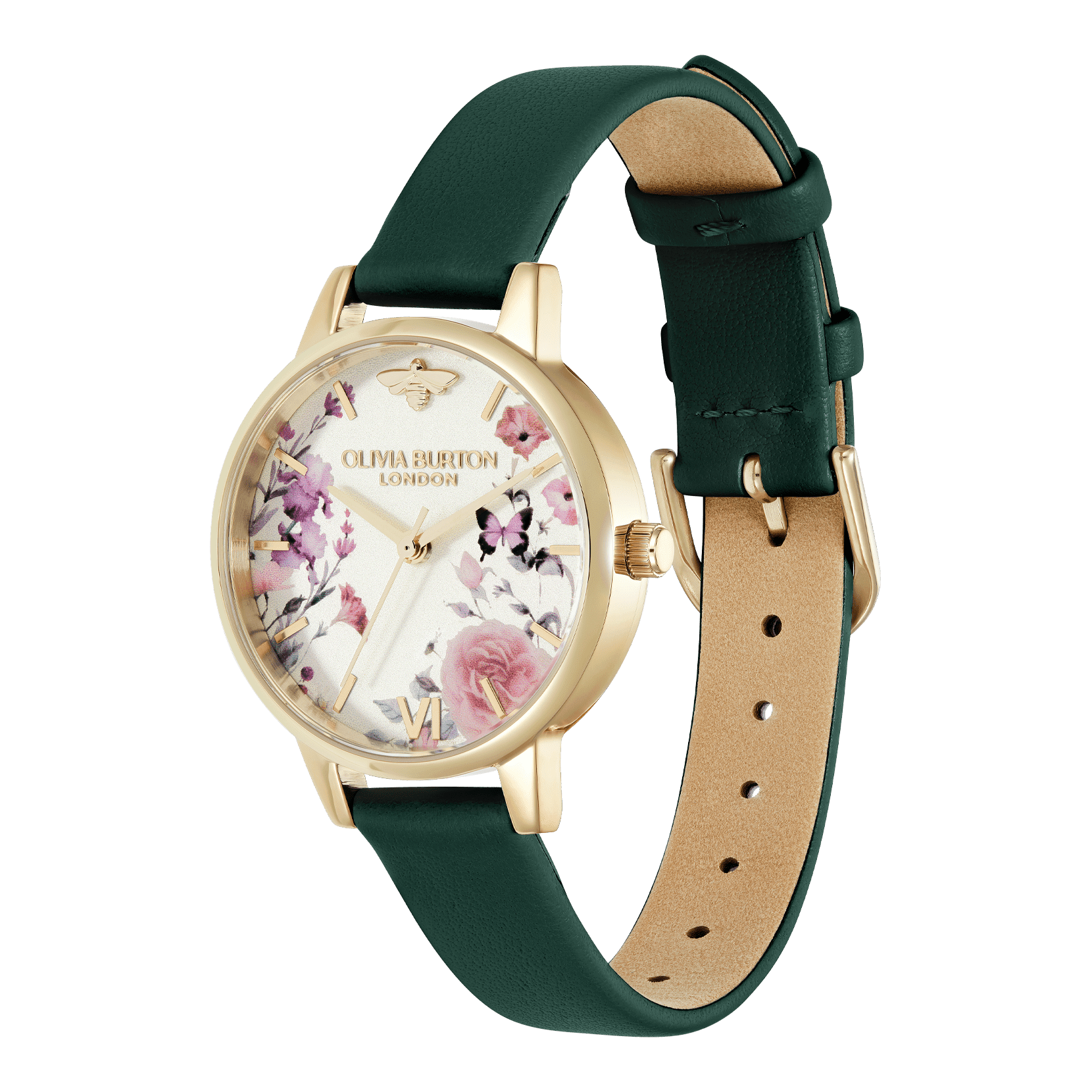 Olivia Burton Illustrated Floral Women's Watch - Image 2