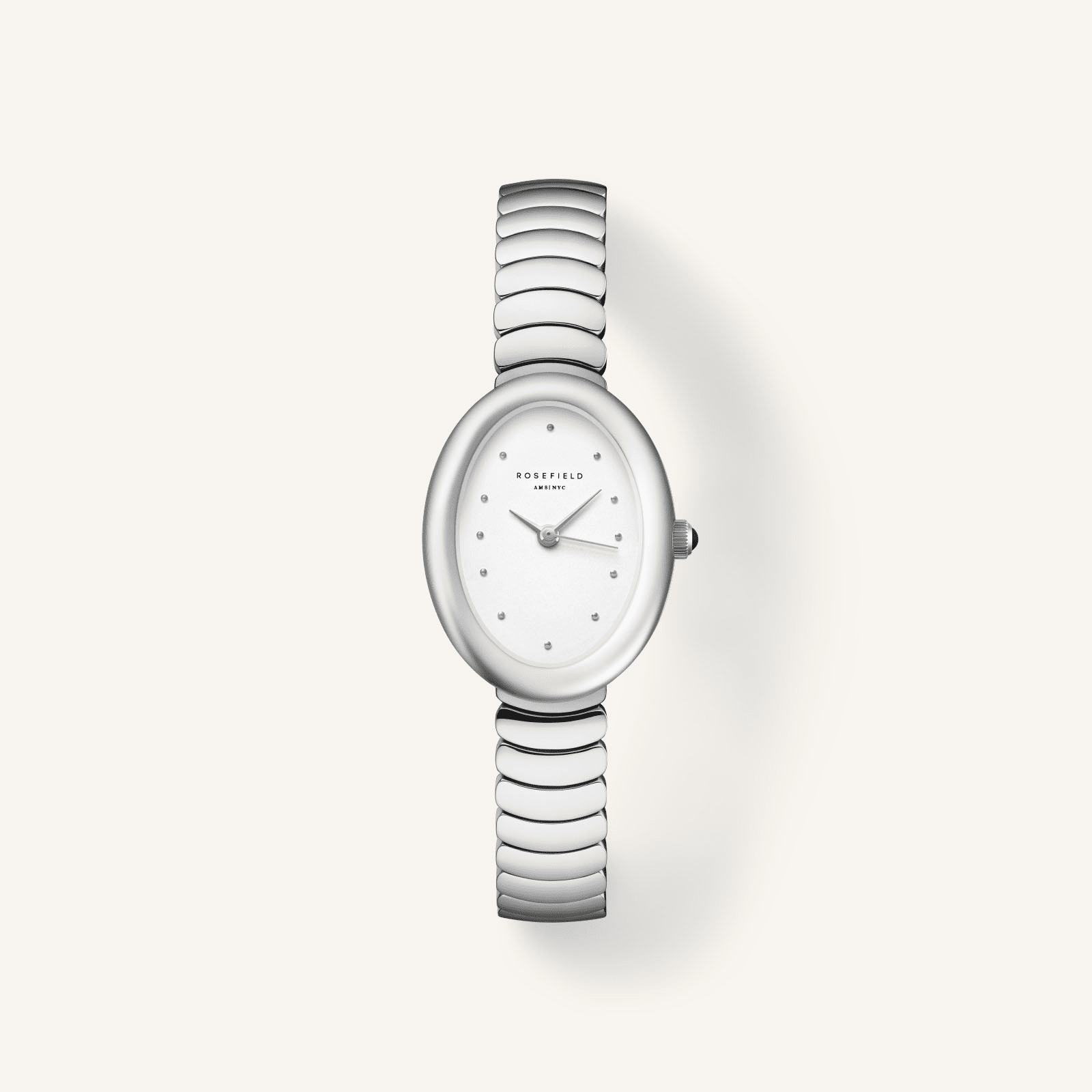 Ovale White Silver